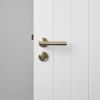 Front Door Lock Set Warm Brushed Nickel