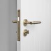 Front Door Lock Set Warm Brushed Nickel