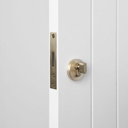 Front Door Lock Warm Brushed Nickel