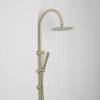 Gooseneck Combination Shower + Straight Sprayer Warm Brushed Nickel