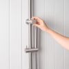 Gooseneck Combination Shower + Straight Sprayer Stainless Steel