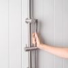Gooseneck Combination Shower + Straight Sprayer Stainless Steel