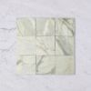 Castle Cove Square Green Marble Look Matte Tile