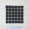 Haddon Black Matte Medium Square Tile