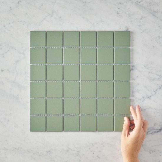 Haddon Sage Matte Medium Square Tile