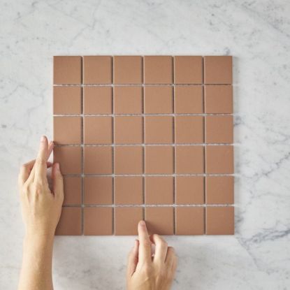Haddon Terracotta Matte Medium Square Tile