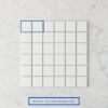 Haddon White Matte Medium Square Tile