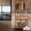 Haddon White Matte Medium Square Tile