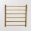 Heated Towel Ladder Brushed Brass