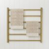 Heated Towel Ladder Brushed Brass