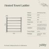 Heated Towel Ladder Stainless Steel