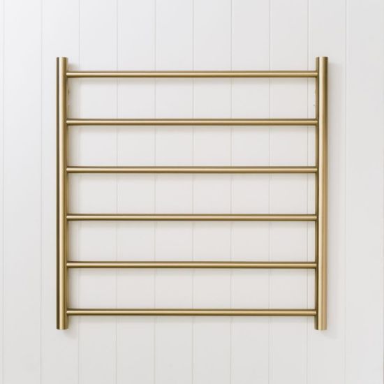 Heated Towel Ladder Warm Brushed Nickel