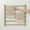 Heated Towel Ladder Warm Brushed Nickel