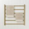 Heated Towel Ladder Warm Brushed Nickel