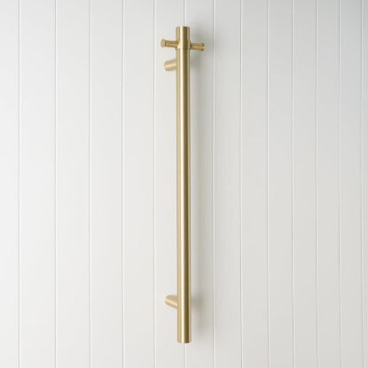 Heated Towel Rail Brushed Brass