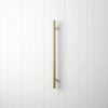 Heated Towel Rail Brushed Brass