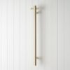 Heated Towel Rail Warm Brushed Nickel