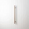 Heated Towel Rail Warm Brushed Nickel
