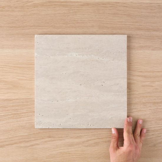 Kirribilli Travertine Look Beige Matte Tile 300x300mm