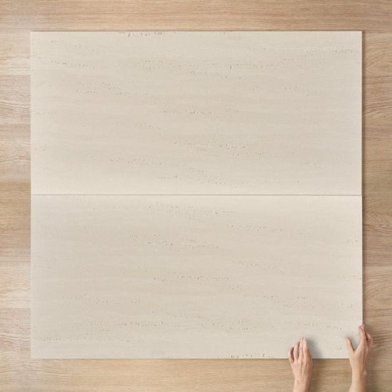 Kirribilli Travertine Look Ivory Matte Tile