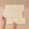Kirribilli Travertine Look Sand Matte Tile 150x150mm