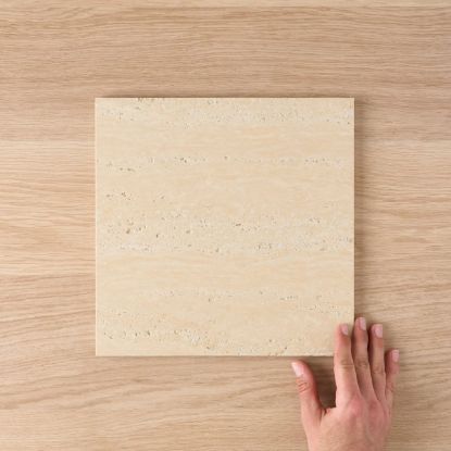 Kirribilli Travertine Look Sand Matte Tile 300x300mm