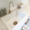 Kitchen Sink Basket Warm Brushed Nickel