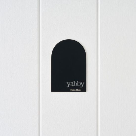 Matte Black Tapware Sample Disc