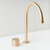Melbourne Basin Spout + Benchtop Progressive Mixer Brushed Brass