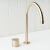 Melbourne Basin Spout + Benchtop Progressive Mixer Warm Brushed Nickel