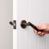 Melbourne Door Handle Antique Brass