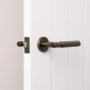 Melbourne Door Handle Antique Brass