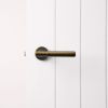 Melbourne Door Handle Antique Brass