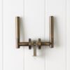 Melbourne Door Handle Antique Brass