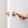 Melbourne Door Handle Warm Brushed Nickel
