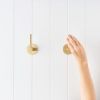 Melbourne Double Handle Taps Brushed Brass