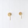 Melbourne Double Handle Taps Brushed Brass