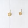 Melbourne Double Handle Taps Brushed Brass
