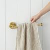 Melbourne Hand Towel Holder Brushed Brass