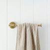 Melbourne Hand Towel Holder Brushed Brass