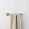 Melbourne Hand Towel Holder Warm Brushed Nickel
