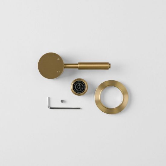 Melbourne Round Kitchen Mixer Trim Kit Brushed Brass