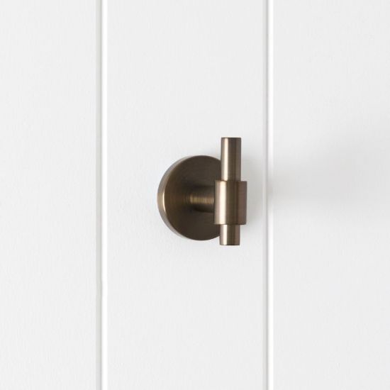 Melbourne Robe Hook Antique Brass