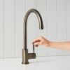 Melbourne Round Kitchen Mixer Antique Brass