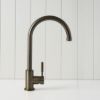 Melbourne Round Kitchen Mixer Antique Brass