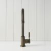 Melbourne Round Kitchen Mixer Antique Brass