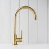 Melbourne Round Kitchen Mixer Brushed Brass