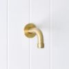 Melbourne Short Wall Spout Brushed Brass