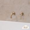 Melbourne Short Wall Spout Warm Brushed Nickel