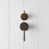 Melbourne Shower Diverter and Mixer Antique Brass
